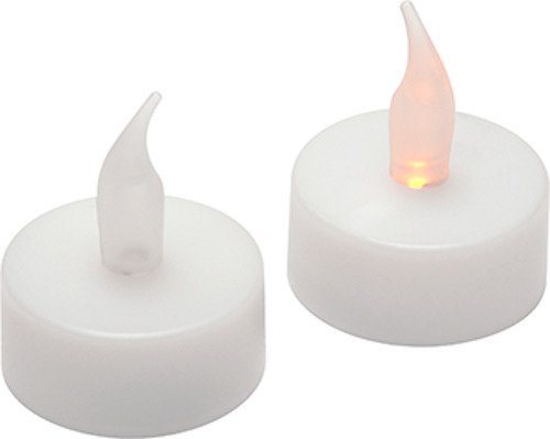 2 bougies LED chauffe plat sur piles