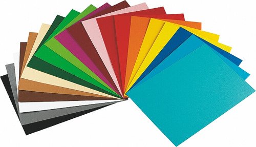 Carton de couleur, 300 g/m², 70x100 cm, couleurs particulières